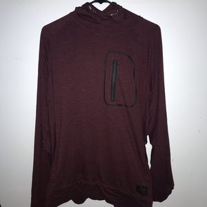 Burgundy sweatshirt